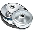 BATONECO 30 Series 3/4" Bore GO Kart CVT Torque Converter Clutch kit, 3/4" Bore Driver Asymmetric Clutch + 5/8'' Bore 6" Driven Clutch + 203589 Drive Belt for Mini Bike, Go Kart, Lawnmower