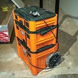 Klein Tools 54802MB MODbox Rolling Toolbox Modular Storage 10-Inch Wheels Handle view 4
