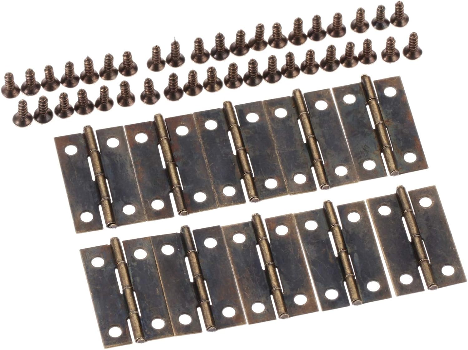 KUCHE - Bisagras para puerta de armario o cajón, 10 unidades, 30 x 18