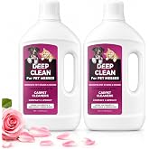 2L Deep Clean Pet Carpet Cleaner Solution for Shark StainStriker, Rose | Compatible with EX121BRN,EX151,EX201,EX301,PX201,PX202BRN,PX203BRN &amp; PX251, Low-foam for Upright and Portable Carpet Cleaners