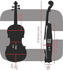 Crossrock 15"-15.5" Viola Case, Backpack Style in