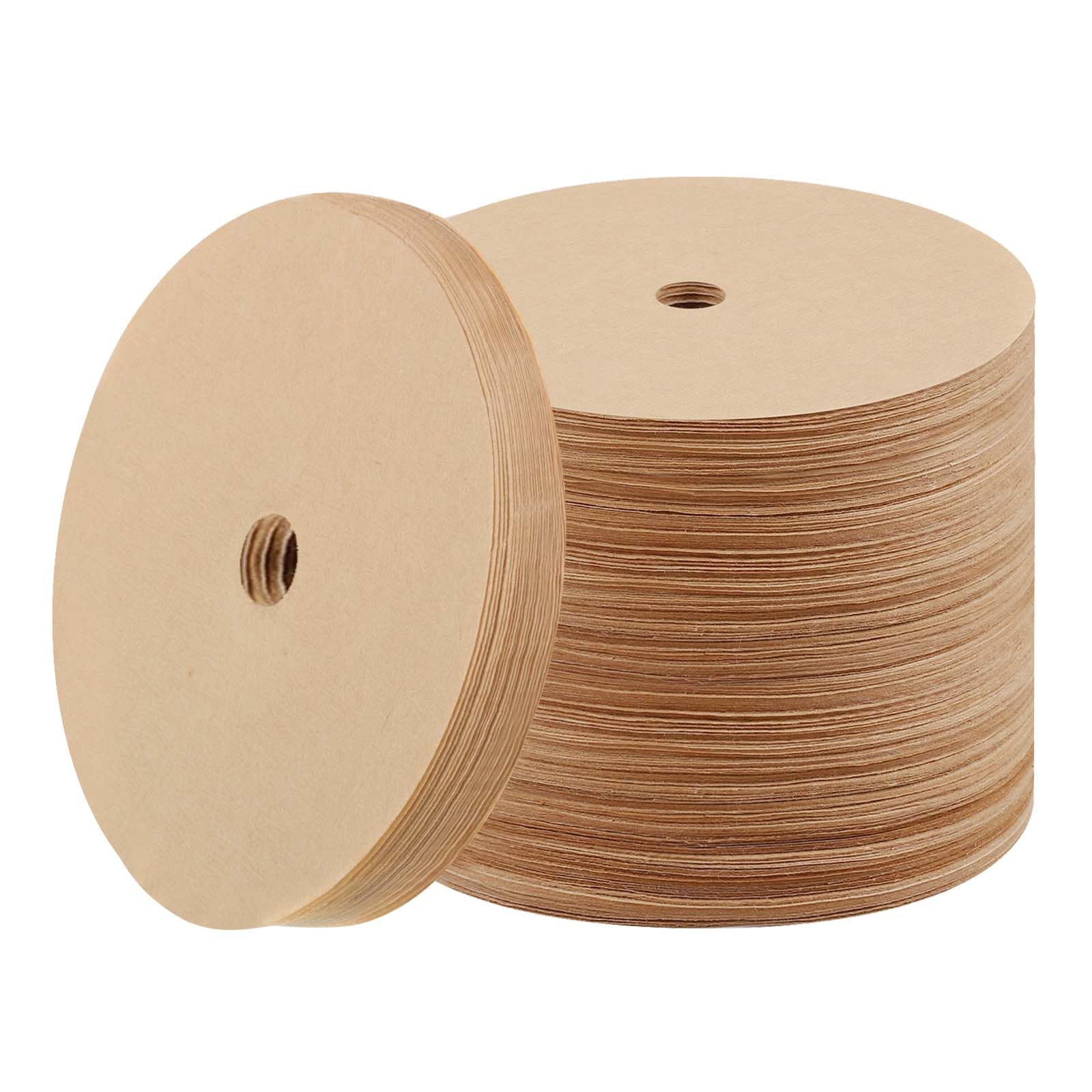 Photo 1 of 400 Count Percolator Coffee Filters, 3.75in Natural Unbleached Percolator Filters Disposable Disc Coffee Filters for Coffee Shops, Camping, Home, Office