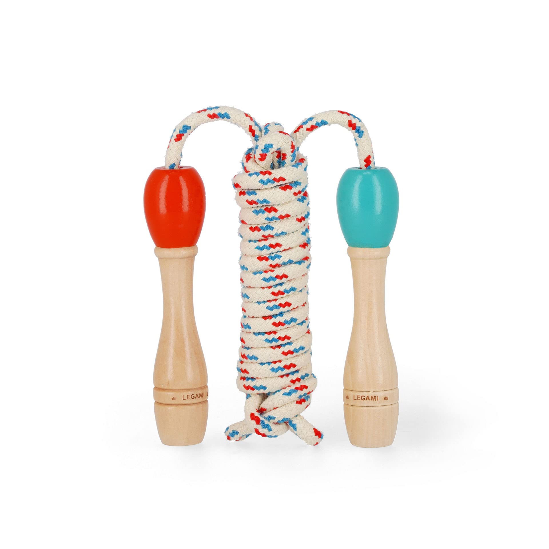 Legami - Skipping rope, Wooden handles, Adjustable rope, L 300 cm