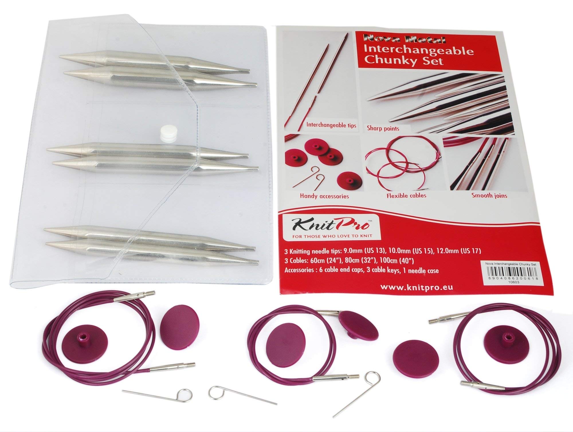 KnitPro - KnitPro Nova Metal Interchangeable Needles Chunky Set - 1 Piece — image 1