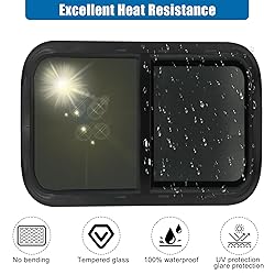 OUTPRIZE 2 Pack Horizontal RV Window, 30" W x 20" H