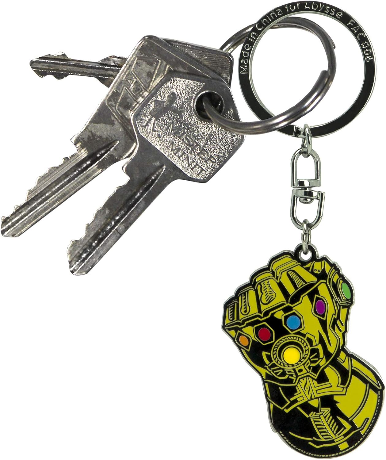 ABYstyle - Marvel - Avengers - Infinity Glove Keyring, Multi-Colour, One Size, multi-coloured, Taglia unica, Casual - Image 3