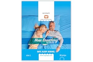 MyoTape - Sleep Tape for Adults - 90 Nights - Reduce Snoring - Improve Sleep - Promote Nasal Breathing - Men/Women/Unisex - Gentle On Skin