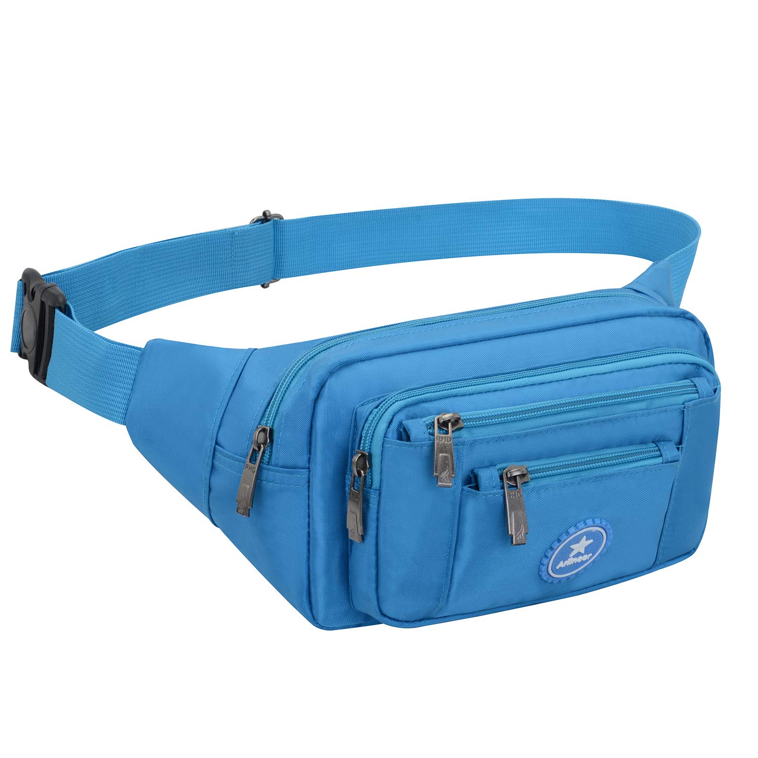 Waterproof Fanny Packs Men Women Large Fanny Packs Running Camping and Walking Gym Bags Shoulder Bag for Men Women (Blue) โ image 1