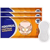 KZM KANGZHIMEI, 3 Count Heat Patches for Menstrual Cramps - Heating Patches for Period - Portable Adhesive Heat Patches for Cramps and Backache Relief