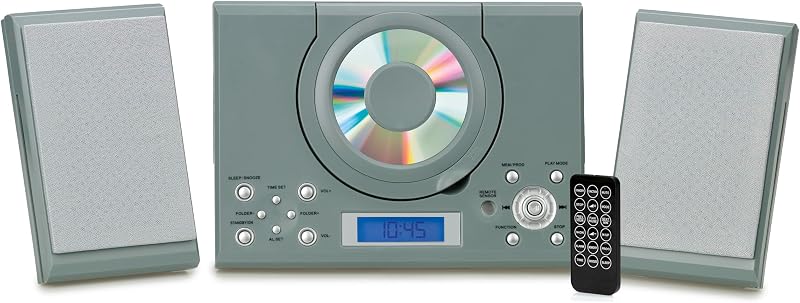 Grouptronics GTMC-101 CD Player with Speakers HiFi System USB Radio