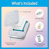 HP Sprocket 2x3 Instant Photo Printer Bluetooth iOS Android White view 4