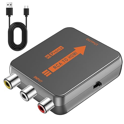 AV to HDMI Converter, Mini RCA to HDMI Converter, Composite CVBS