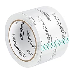 Amazon Basics Extra-Wide Packing Tape, Designed for