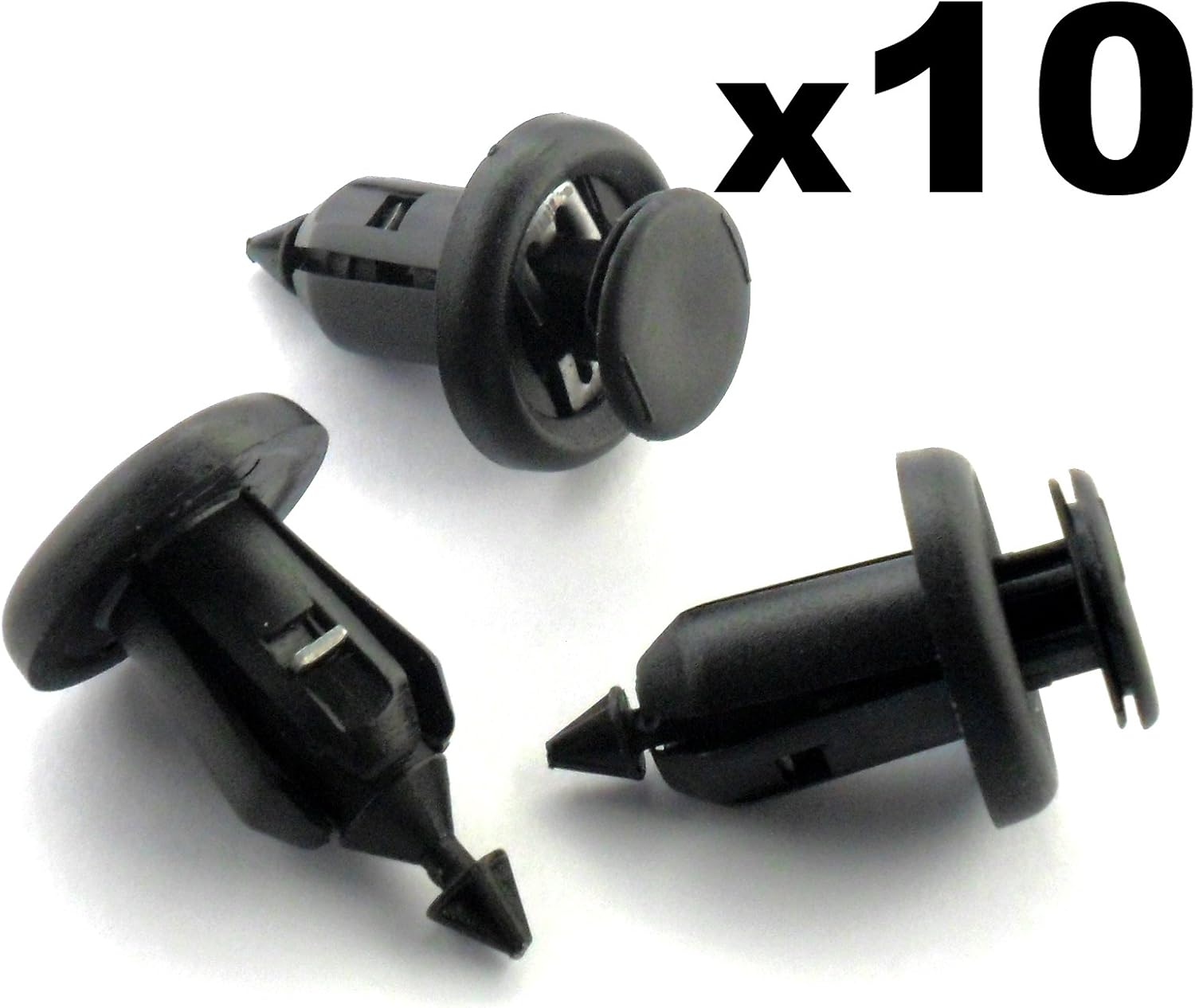 10x 8mm Wheel Arch Lining Splashguard Bumper Trim Clips For Honda Civic