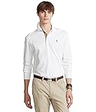 POLO RALPH LAUREN Long Sleeve Polo Shirt White 2XL