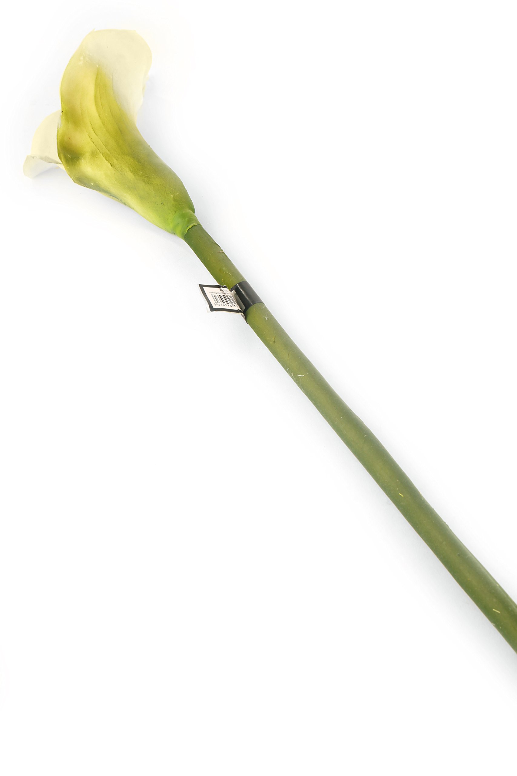 Floral Elegance Artificial 94cm Single Stem Cream Calla Lily Flowers x 6