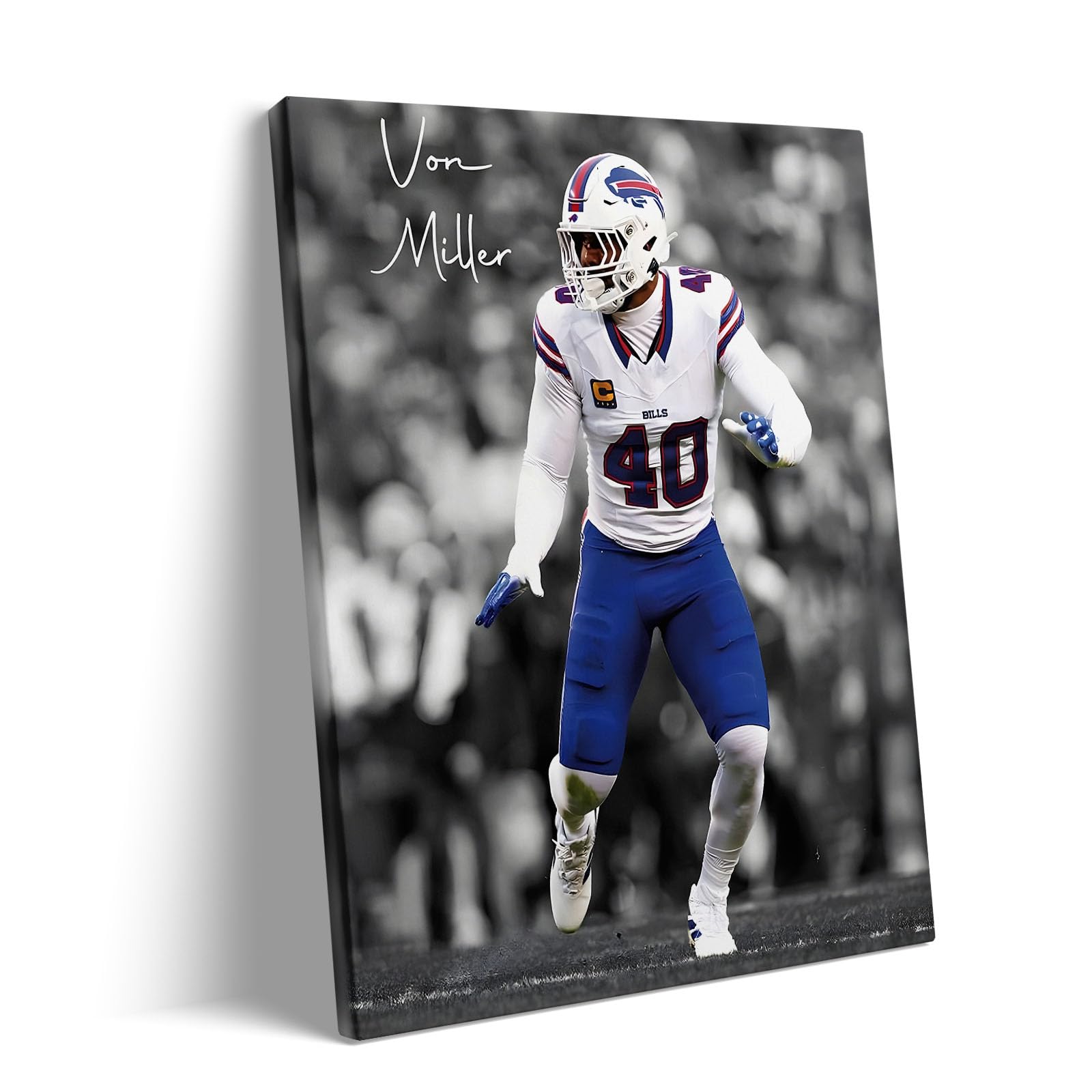 B.B.F MAKE American Football Sports Canvas Wall Art