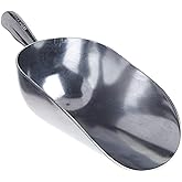 Winco 58 oz Aluminum Commercial Utility Scoop | Multi-purpose, Comfort handle, Restaurant service, Great for Ingredients, Ice, Portioning and Food Preparation