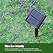 Litom Outdoor Solar String Lights 200 LED Solar Decorative Power Light with 8 Working Modes [2 Pack]