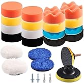 26 Pcs Car Foam Polishing Buffing Kit, 3 Inch Polishing Pad, Buffing Pads, Polishing Pad Kit, 3 Inch Buffing Pads