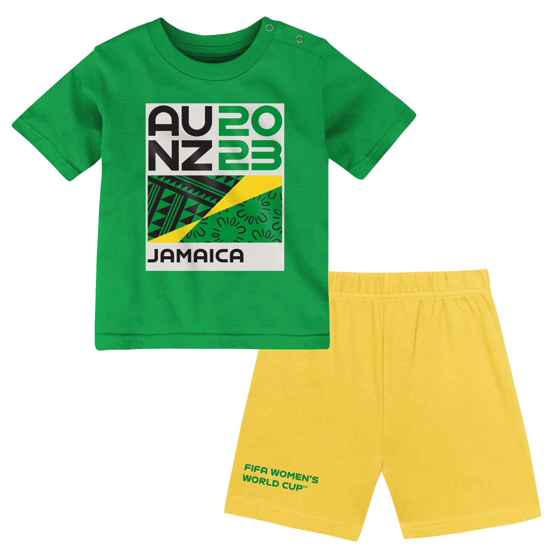 Photo 1 of Outerstuff Newborn & Infant FIFA World Cup Short & Tee Set, Jamaica, Multicolor, 18 Months