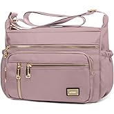 NPBAG Crossbody Bag for Women, Shoulder Purse Handbag Messenger Bag, Trendy Pocketbooks, Waterproof and Multi-Pockets