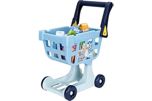 Bluey The Shopping Trolley | with Free-Rolling Wheels and Rotating Handle. The Ideal Size for Toddlers | Stands at 19.3 Inch 