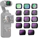 NEEWER Magnetic ND & CPL & Effect Filter Set Compatible with DJI OSMO Pocket 3, 14 Pack CPL ND8/16/32/64/128/256/1000 ND8/PL 