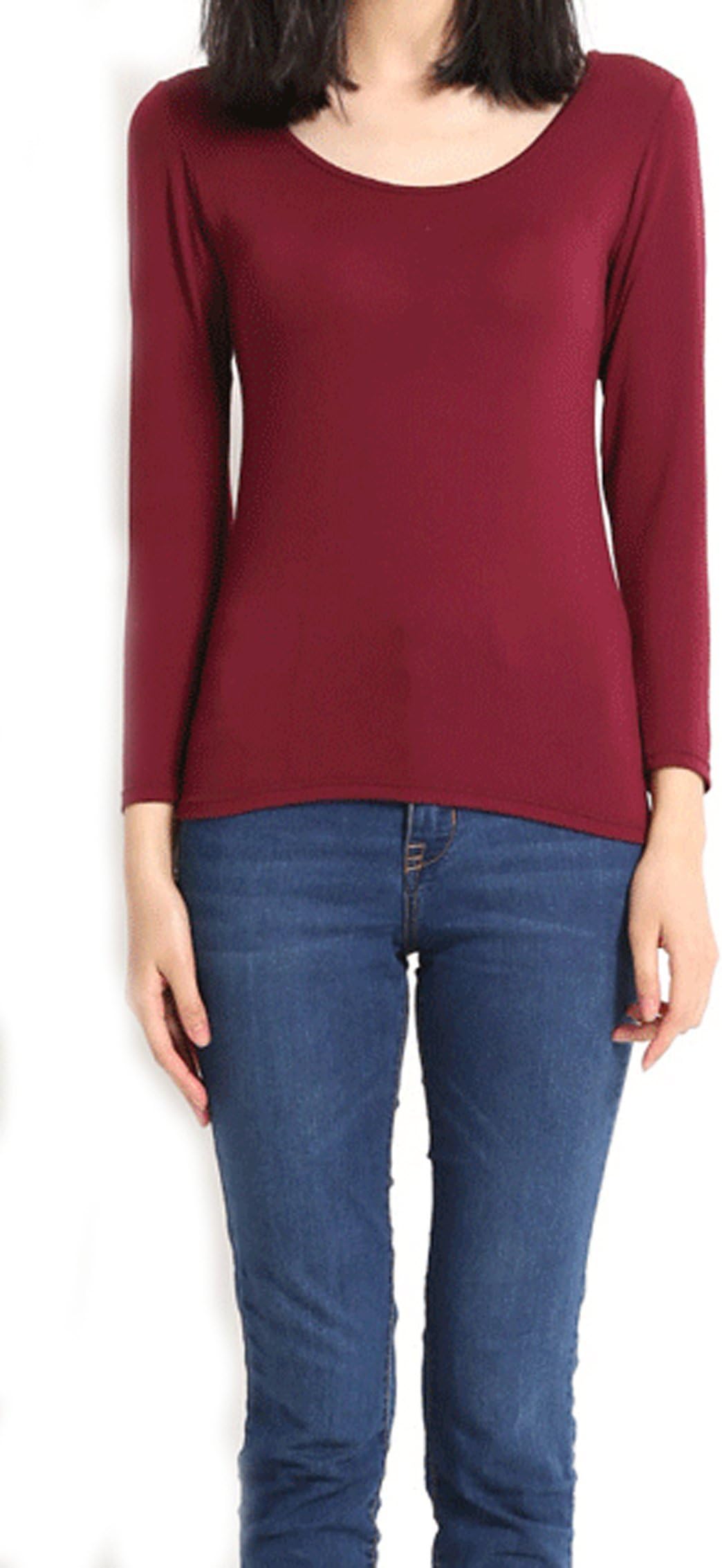 Women's Built-in Bra Yoga Sport Shirt T-Shirt,Long Sleeve Tops Casual T-Shirt Sleepwear