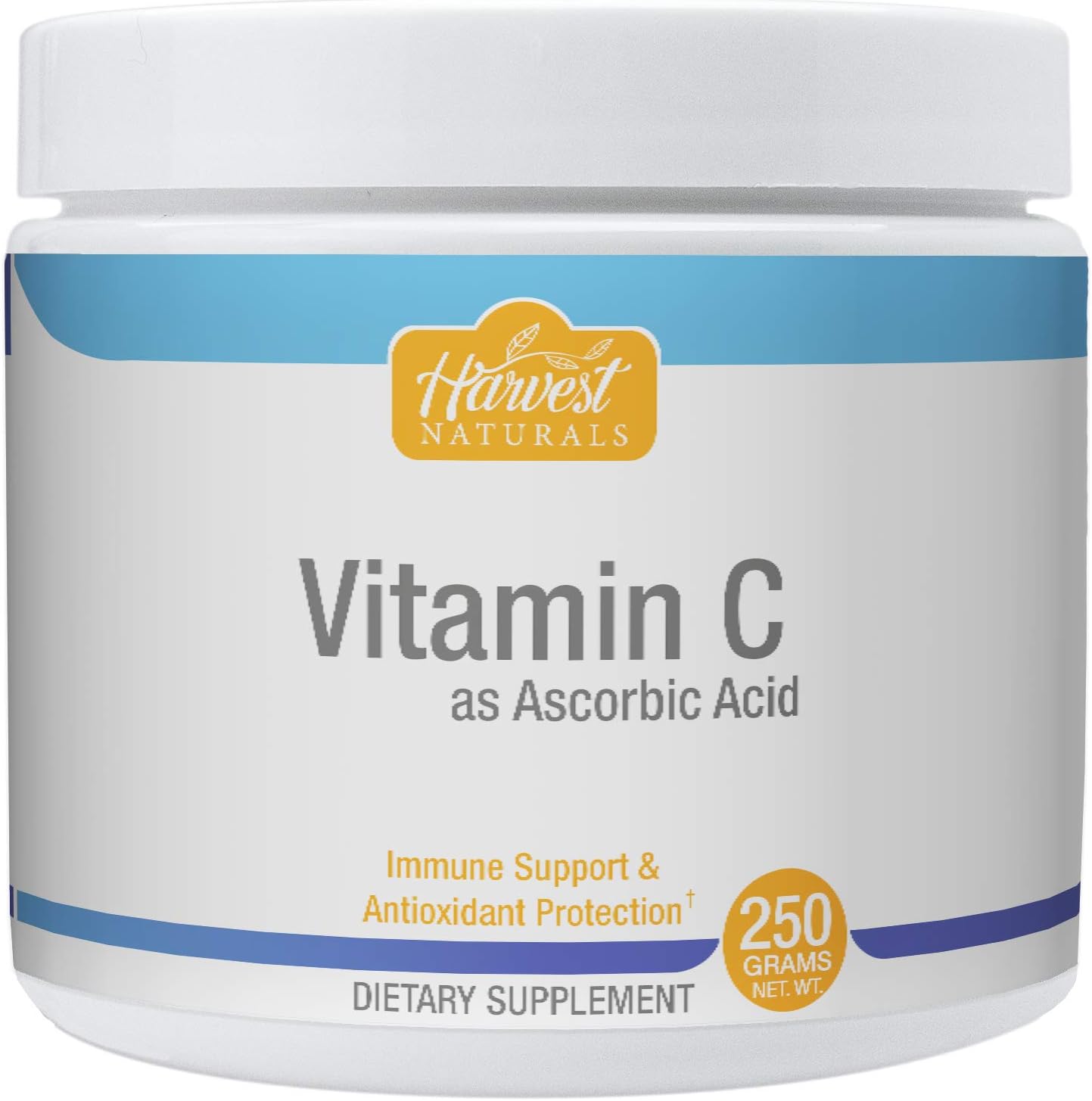Ascorbic Acid Powder - Antioxidant Vitamin C Support - 250 Grams - Harvest Naturals