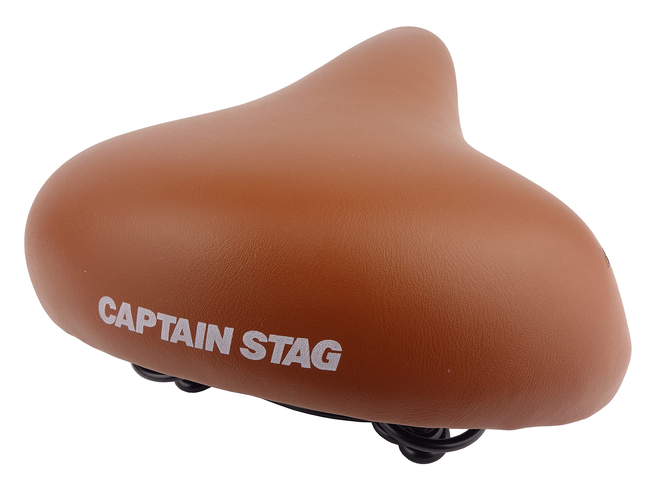 【Amazon.co.jp 限定】 キャプテンスタッグ(CAPTAIN STAG) 自転車 サドル ソフトサドル ブラウン Y-7095 製品サイズ:(約)幅225×長さ255×厚さ120mm(最厚部)商品画像