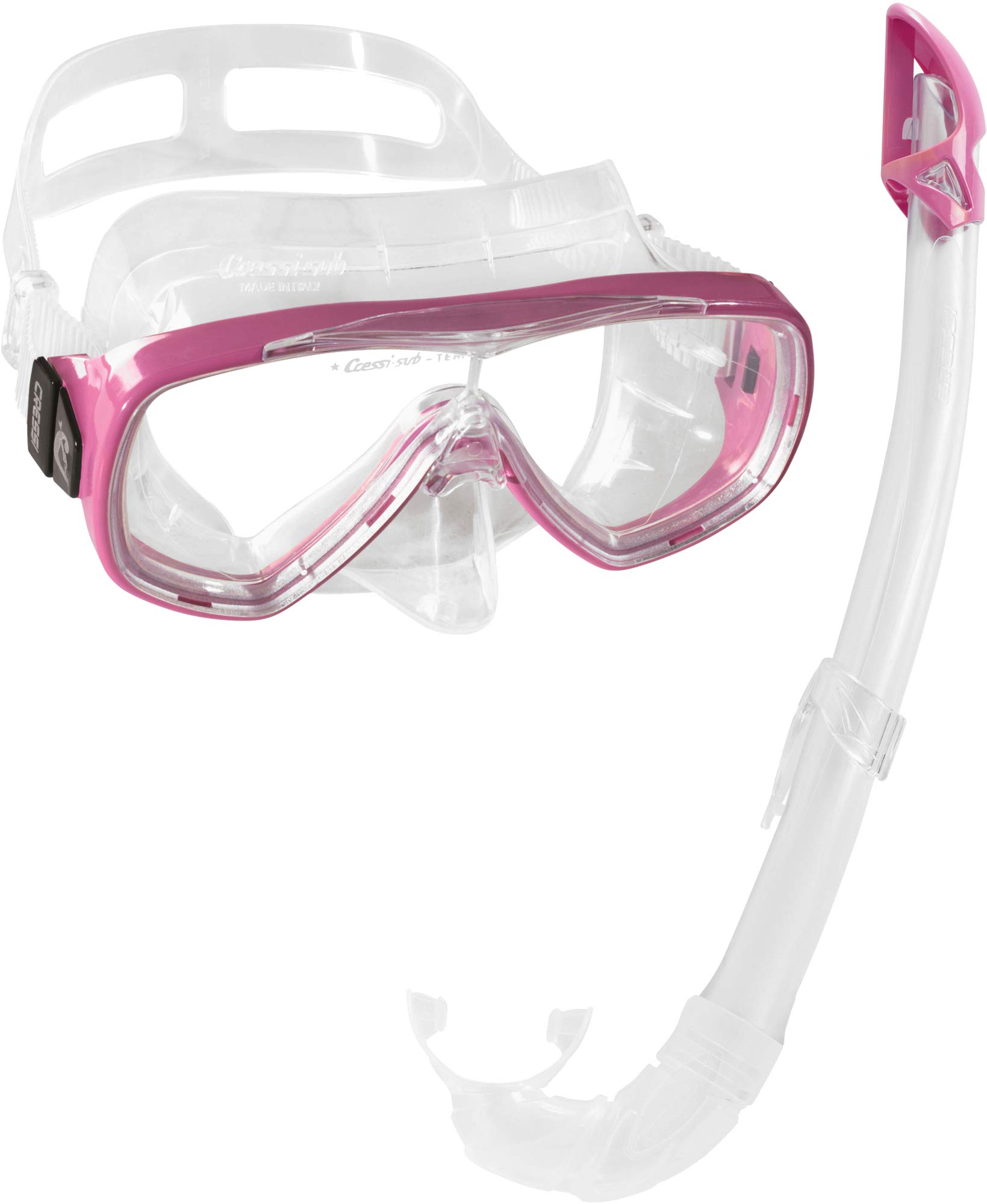 Cressi Onda and Mexico Snorkel Combo (Pink)