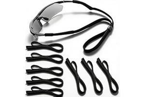 Glasses Strap, 8 Pack Sport Sunglass Strap, Anti Loss Chain Adjustable Eyeglass Lanyard Holder for Eyeglasses,Glasses,Reading