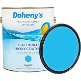Doheny's Pro-Grade High Build Self-Priming Epoxy Pool Paint, Blue Ice | Excellent Stain Resistance, Chemical Resistance, Abrasion Resistance, VOC Compliant