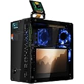 Pironman 5 Pro Max Mini PC Case with 4.3&rdquo; Touch Screen for Raspberry Pi 5, OpenClaw AI Agent, Dual NVMe RAID 0/1 NAS, Camera, Mic, Audio, M.2 Hailo8, LLMs ChatGPT/Gemini (RPI5 Not Included)