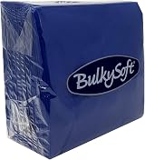Bulky Soft 2 Ply Dark Blue Paper Serviettes 33x33 cm Pack of 100