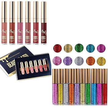 eyeshadow and lipstick set