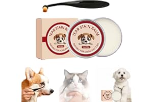 Dog Tear Stain Remover - 30g Cleaning Balm with Brush, 2026 New Eye Cleaner Dogs for Puppy Pet Daily Care Grooming Salon Vet 