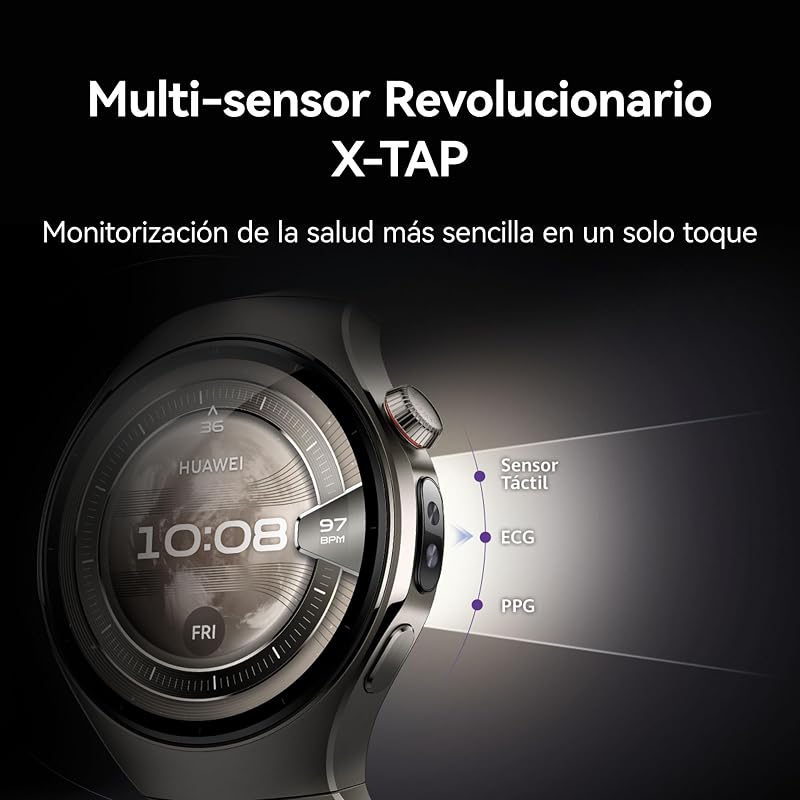 Watch 5, 46mm Smartwatch, con eSIM, ECG, para Android e iOS, Morado