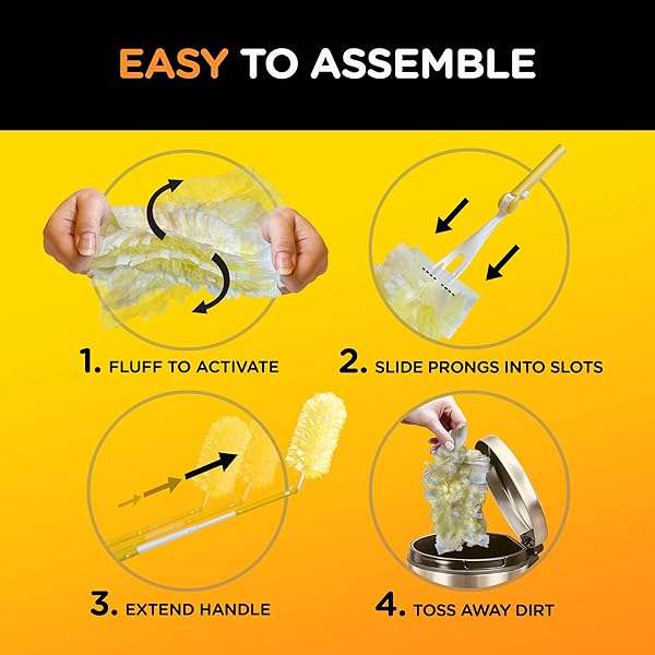 SWIFFER DUSTER 360 PET HEAVY DUTY ODOUR DEFENSE EXTENDABLE HANDLE STARTER KIT