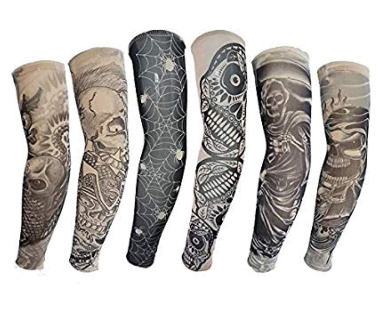 SHINA 6 pieces Cuff Set Temporary Tattoos Fake Tattoo Sleeves Unisex