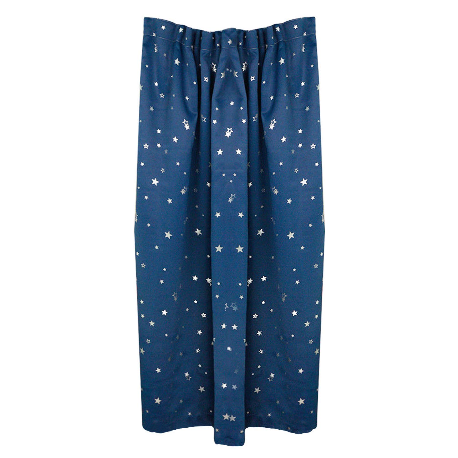 OTOTEC 130 * 180cm Kids Bedroom Moons and Stars Blackout Curtain With Hook Iron Lined