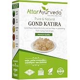Attar Ayurveda Gond Katira Pure (Edible Gum) Tragacanth Gum High Cooling Properties Herbal Food Super Food 100% Natural No Preservative 7 Ounce