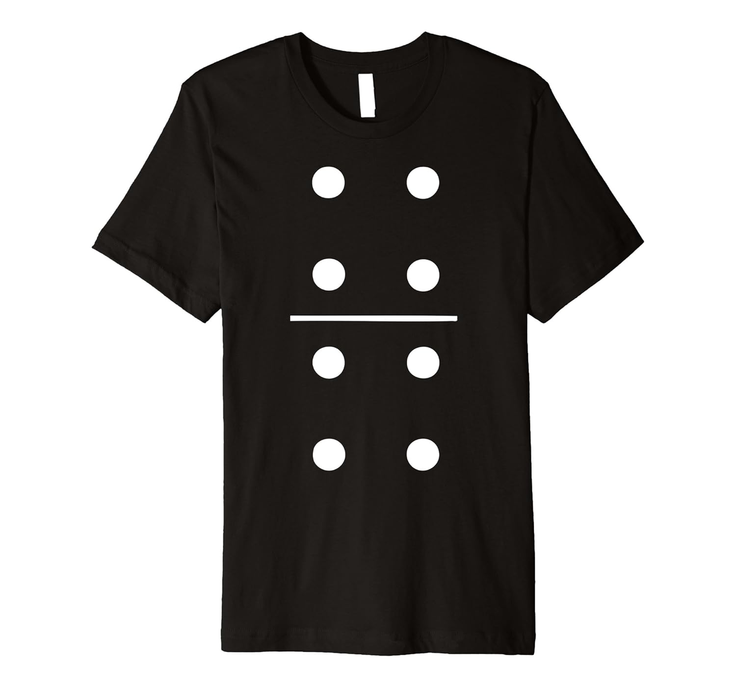 Domino Halloween Costume Group T-Shirt 4-4 Tile Piece Tee- TPT