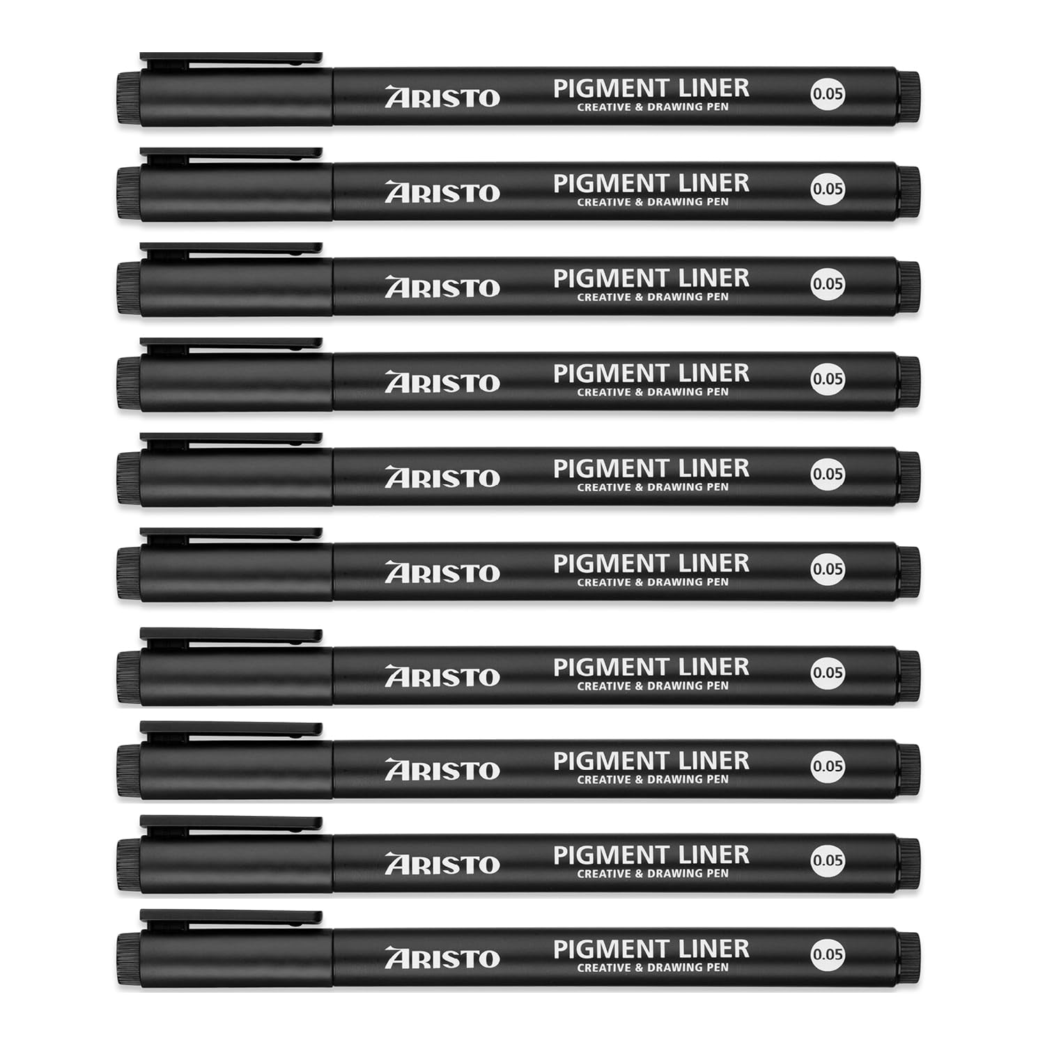 Aristo GeoCollege Pigment Liner 0.05 mm Pack of 10 Black
