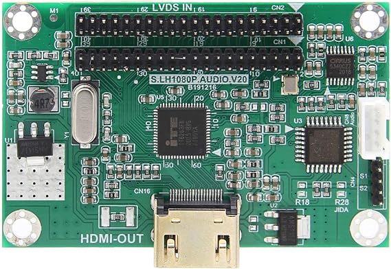 Amazon.com: Geekworm LVDS to HDMI Adapter Board Converter with LVDS ...