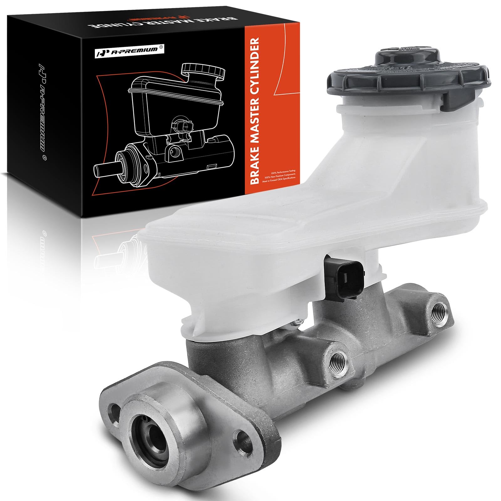 View 1 of * heavily used*
A-Premium Brake Master Cylinder with Reservoir and Cap Compatible with Honda Vehicles - Civic 2001 2002 2003 2004 2005 - Replace OE# 46100S5DA01, 46100S5DL01