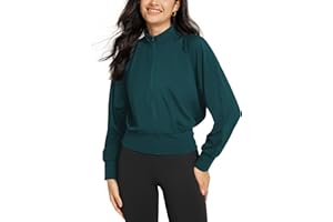 ODODOS Women's Full Zip Workout Jacket Cloud Feeling Stand Collar Long Sleeve Lightweight Athletic Yoga Tops