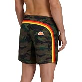 SUNDEK Mens Camo Print Elastic Waist Boardshort, Swim Trunks 16" Length 7.5" Inseam