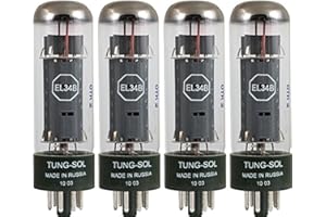 TUNG-SOL Tungsol Reissue EL34 Power Vacuum Tube; Matched Quad